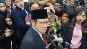 Ketua Umum PKB Muhaimin Iskandar atau Cak Imin saat ditemui di Gedung DPR RI, Senayan, Jakarta Pusat, Jumat, 16/8/2024 | M. Hafid/Forum Keadilan