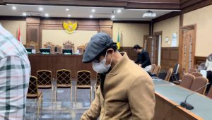 Hakim Agung nonaktif Gazalba Saleh di Pengadilan Tipikor Jakarta Pusat, Kamis, 8/8/2024 | Merinda Faradianti/Forum Keadilan