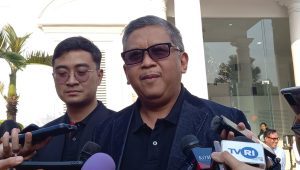 Sekretaris Jenderal PDIP Hasto Kristiyanto saat ditemui di Galeri Nasional, Gambir, Jakarta Pusat, Kamis, 8/8/2024 | M. Hafid/Forum Keadilan