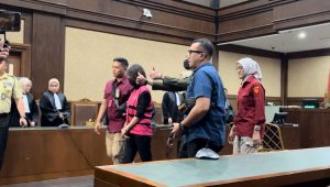 Terdakwa Helena Lim dalam kasus dugaan korupsi pengelolaan tata niaga komoditas timah di wilayah Izin Usaha Pertambangan (IUP) di PT Timah Tbk tahun 2015-2022 di Pengadilan Negeri Tindak Pidana Korupsi (Tipikor) Jakarta Pusat (Jakpus), Rabu, 21/8/2024 | Merinda Faradianti/Forum Keadilan