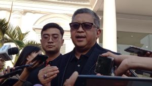 Sekretaris Jenderal PDIP Hasto Kristiyanto saat ditemui di Galeri Nasional, Gambir, Jakarta Pusat, Kamis, 8/8/2024 | M. Hafid/Forum Keadilan