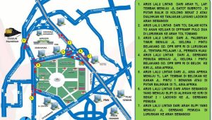 Denah rekayasa arus lalu lintas sekitar DPR/MPR, Jumat, 16/8/2024 | ist