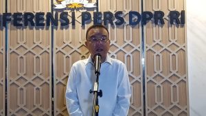Wakil Ketua DPR RI Sufmi Dasco Ahmad saat konferensi pers di Gedung DPR RI, Senayan, Jakarta Pusat, Kamis, 22/8/2024 | M. Hafid/Forum Keadilan