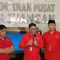 Ketua DPP PDIP Djarot Saiful Hidayat (tengah) saat konferensi pers di kantor DPP PDIP, Jakarta Pusat, Senin, 26/8/2024 | Ali Mansur/Forum Keadilan