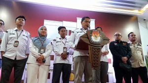 Ketua KPU DKI Jakarta Wahyu Dinata di Gedung KPUD Jakarta, Kamis, 29/8/2024 | Novia Suhari/Forum Keadilan