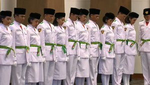 Pengukuhan Paskibraka Nasional 2024 | YouTube Sekretariat Presiden