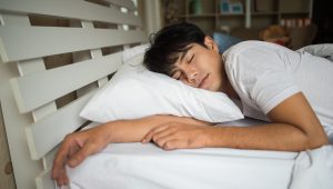 Ilustrasi orang tidur