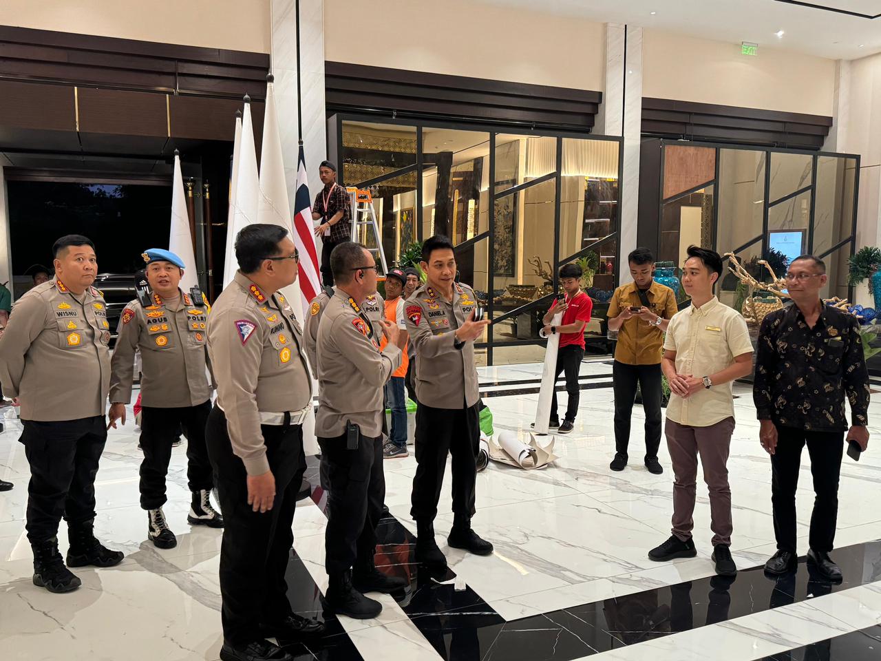 Kapolda Bali Tinjau Kesiapan Venue KTT IAF ke-2