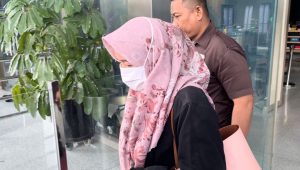 Mantan anggota DPR RI periode 2009-2014 Miryam S Haryani (MSH) di Gedung Merah Putih KPK, Jakarta Selatan, pada Selasa, 13/8/2024 | Merinda Faradianti/Forum Keadilan