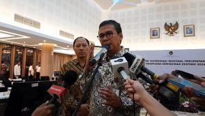 Deputi Bidang Koordinasi Peningkatan Kesejahteraan Sosial Kemenko PMK Nunung Nuryartono,di Gedung Kemenko PMK, Jakarta Pusat, Senin, 5/8/2024 | Novia Suhari/Forum Keadilan