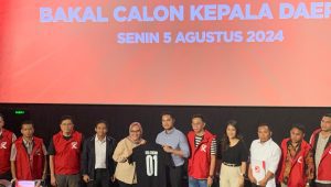 Ketua umum Partai Solidaritas Indonesia (PSI) Kaesang Pangarep memberikan rekomendasi kepada 13 calon kepala daerah (cakada) di Pemilihan Kepala Daerah (Pilkada) 2024 | Ali Mansur/Forum Keadilan