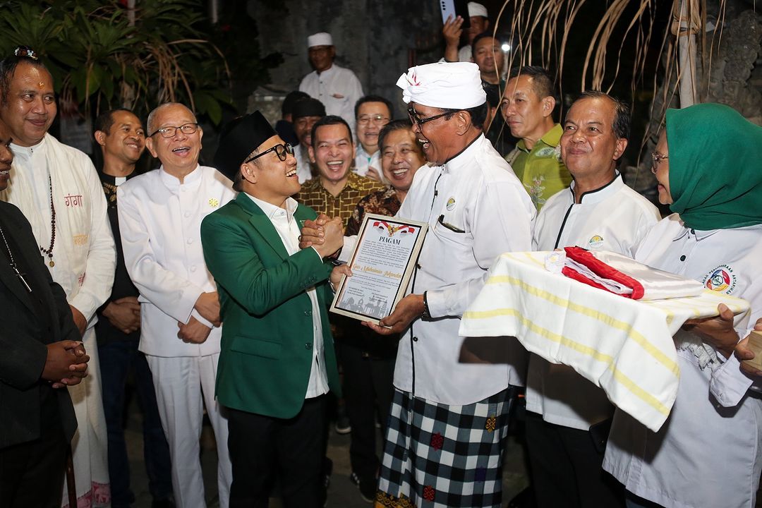 Cak Imin Diberi Gelar Bapak Toleransi Penjaga Pancasila oleh Tokoh Lintas Agama Bali