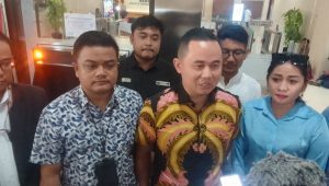 LBH Rampai Nusantara adukan Benny Rhamdani ke Bareskrim Polri, Senin, 5/8/2024 | Reynaldi Adi Surya/Forum Keadilan