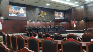 Sidang sesi pemberian nasihat perkara Nomor 101/PUU-XXII/2024 di MK, Jakarta Pusat, Rabu, 7/8/2024 | Syahrul Baihaqi/Forum Keadilan