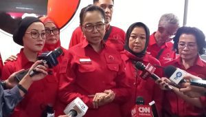 Ketua DPP PDIP MY Esti Wijayanti saat ditemui di Sekolah Partai PDIP, Lenteng Agung, Jakarta Selatan, Sabtu, 10/8/2024 | M. Hafid/Forum Keadilan