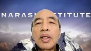 Wartawan Senior Bambang Harimurti (BHM) di acara Zoominari Kebijakan Publik 'Rencana Jahat KIM Plus bagi Rakyat Jakarta', Sabtu, 10/8/2024 | dok. Forum Keadilan