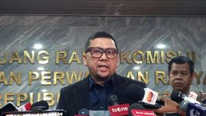 Ketua Komisi II DPR RI Ahmad Doli Kurnia saat ditemui di Gedung DPR RI, Senayan, Jakarta Pusat, Jumat, 23/8/2024