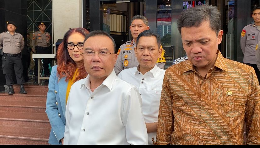 Dasco dan Habiburokhman Sambangi Polda Metro, Minta Bebaskan Demonstran