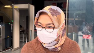 Anggota Komisi V DPR RI Fraksi PDI Perjuangan Sadarestuwati di Gedung Merah Putih KPK, Jumat, 23/8/2024 | Merinda Faradianti/Forum Keadilan