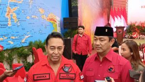 Mantan Panglima TNI Jenderal TNI (Purn) Andika Perkasa dan Hendrar Prihadi diusung oleh PDIP sebagai calon gubernur dan wakil gubernur Jawa Tengah pada Pilkada Jawa Tengah 2024 | Ali Mansur/Forum Keadilan