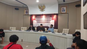 Konferensi pers KPU RI di Gedung KPU, Jakarta Pusat, Jumat, 30/8/2024 | Syahrul Baihaqi/Forum Keadilan