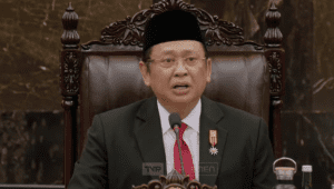 Ketua MPR RI Bambang Soesatyo (Bamsoet) saat membuka pidato sidang tahunan di Gedung DPR/MPR, Senayan, Jakarta, Jumat, 16/8/2024 | YouTube DPR RI