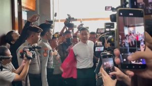 Terdakwa Harvey Moeis di kasus korupsi PT Timah, di Pengadilan Negeri Jakarta Pusat, Rabu, 14/8/2024 | Merinda Faradianti/Forum Keadilan