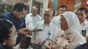 Menteri Ketenagakerjaan (Menaker) Ida Fauziyah di DPR RI, Jakarta Pusat, Rabu, 28/8/2024 | Muhammad Reza/Forum Keadilan