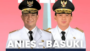 Geger Poster Duet Anies-Ahok di Pilgub Jakarta | Twitter @txtdrjkt