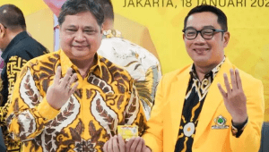Ketua Umum (Ketum) Partai Golkar Airlangga Hartarto dan Ridwan Kamil | Dok Ist