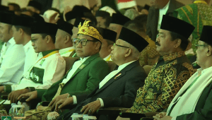 Wakil Presiden (Wapres) RI Ma'ruf Amin hingga Menteri Koordinator Bidang Politik, Hukum, dan Keamanan (Menko polhukam) Hadi Tjahjanto menghadiri Muktamar PKB VI malam ini di Bali, pada Sabtu, 24/8/2024 | YouTube DPP PKB