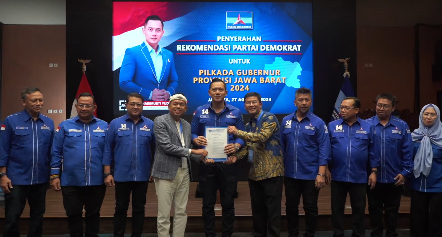 Resmi! Demokrat Usung Dedi Mulyadi-Erwan Setiawan di Pilgub Jabar 2024