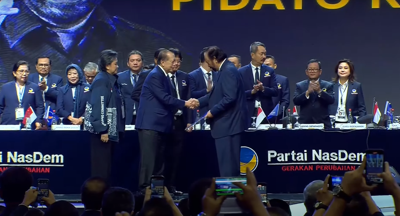 Surya Paloh Kembali Terpilih Jadi Ketua Partai NasDem 2024-2029