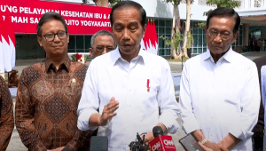 Presiden Joko Widodo (Jokowi) dalam keterangannya pers usai meresmikan Gedung Pelayanan Kesehatan Ibu dan Anak di RSUP Dr Sardjito, Yogyakarta, Rabu, 28/8/2024 | YouTube Sekretariat Presiden