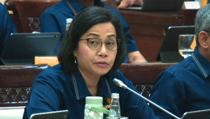 Menteri Keuangan Sri Mulyani dalam rapat bersama Komisi XI DPR RI mengenai APBN 2023 pada Rabu, 21/8/2024 | YouTube TVR Parlemen