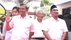 Gibran Rakabuming Raka Dampingi Ahmad Luthfi-Taj Yasin Mendaftar ke KPU Jateng | YouTube KPU Jateng