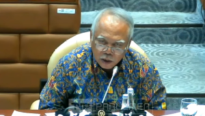 Menteri Pekerjaan Umum dan Perumahan Rakyat (PUPR) Basuki Hadimuljono dalam rapat kerja bersama Komisi V DPR RI, Rabu, 28/8/2024 | YouTube TVR Parlemen