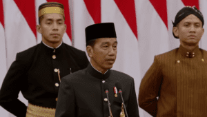 Presiden Jokowi dalam Sidang Tahunan MPR RI dan Sidang Bersama DPR dan DPD RI di Gedung DPR/MPR RI, Senayan, Jakarta Pusat, Jumat, 16/8/2024 | YouTube DPR RI