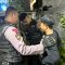 Tim Patroli Perintis Presisi Polda Metro Jaya, saat mengamankan seorang pemuda yang diduga membawa narkoba, di kawasan Pondok Gede Jakarta Timur, Selasa 20/8/2024 | ist