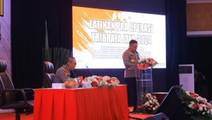 Menjelang kunjungan Paus Fransiskus dan International Sustainability Forum (ISF), Polri mengadakan latihan pra Operasi Tribrata Jaya 2024 di Balai Pertemuan Polda Metro Jaya.