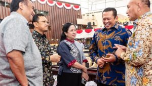 Ketua DPR RI Puan Maharani meninjau persiapan Sidang Tahunan 2024 yang diselenggarakan pada Jumat, 16/8/2024 besok.
