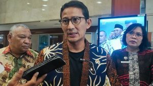 Mantan Wakil Gubernur Jakarta Sandiaga Uno di Gedung DPR, Senayan, Jakarta Pusat, Jumat, 6/9/2024 | Muhammad Reza/Forum Keadilan