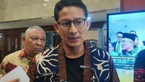 Politisi PPP Sandiaga Uno saat ditemui di Gedung DPR RI, Senayan, Jakarta Pusat, Jumat, 6/9/2024.