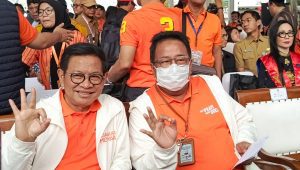 Pasangan calon Gubernur dan Wakil Gubernur Jakarta nomor urut 3, Pramono Anung-Rano Karno, saat ditemui di kawasan Kota Tua, Jakarta Barat, Selasa, 24/9/2024 | Ali Mansur/Forum Keadilan