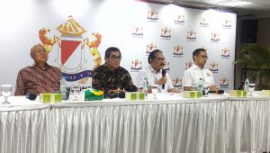 Konferensi pers di Kantor Kadin Indonesia, Jakarta Selatan, Rabu, 25/9/2024 | Novia Suhari/Forum Keadilan