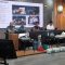 Direktur Jenderal Pengawasan Sumber Daya Kelautan dan Perikanan (PSDKP) Pung Nugroho Saksono (kedua dari kanan), di Kantor KKP, Jakarta Pusat, Senin, 9/9/2024 | Novia Suhari/Forum Keadilan