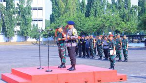 Apel bersama TNI-POLRI guna menyambut kedatangan Paduka Sri Paus Fransiskus | Dok. Polri