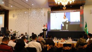 Jaksa Agung ST Burhanuddin dalam In House Training bertema 'Penguatan Peran Jaksa Agung dalam Pengangkatan dan Pembinaan Penyidik Pegawai Negeri Sipil (PPNS)' di Le Meridien, Jakarta, Selasa, 03/09/2024 | Reynaldi Adi Surya/Forum Keadilan