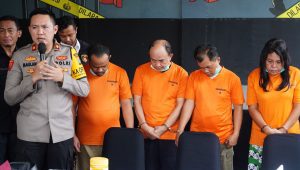 Empat orang sindikat penipu nasabah bank ditangkap jajaran Polsek Kelapa Gading, Jakarta Utara | Ari Kurniansyah/Forum Keadilan