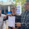 Eksponen Aktivis 98 Tejo Asmoro (kiri), Fauzan Luthsa (tengah), Antonius Danar (kanan), di Polda Metro Jaya, Jakarta Selatan, Rabu, 4/9/2024 | Ari Kurniansyah/Forum Keadilan